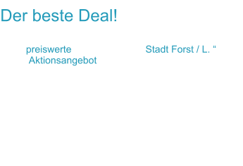Der beste Deal!“ Ihre preiswerte Pension bei der Stadt Forst / L. “Unser Aktionsangebot für Monteure und  Dienstleister”Übernachtung pro Person ab 65 € inklusive kostenloser Halbpension